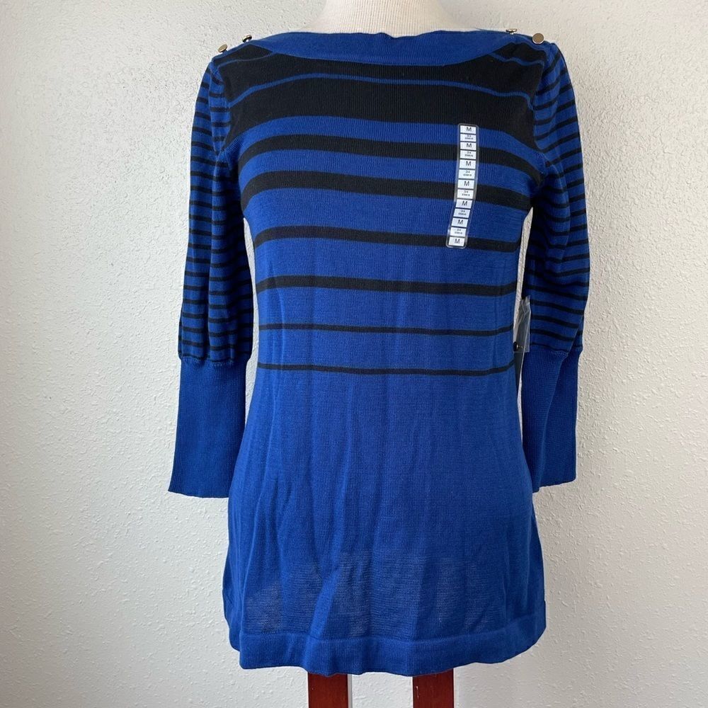 NWT Passport Three Quarter Sleeve Sweater Size M